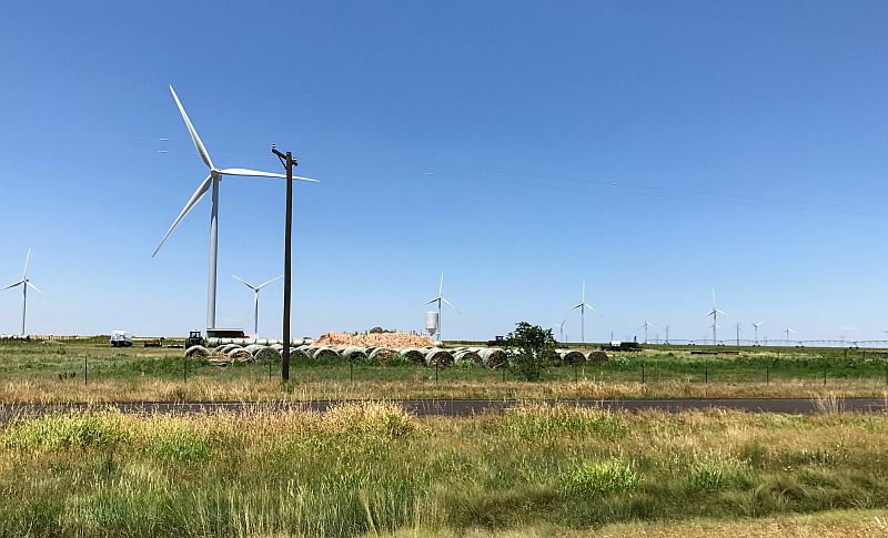 Irrigation Windmills in Texas