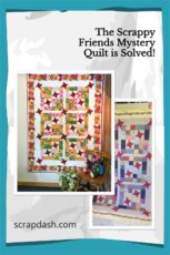 Scrappy Friends Quilt Mystery SolutionPin