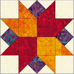 Color Me Creative Quilt Block of the Month, Month Three: The Challenging Block