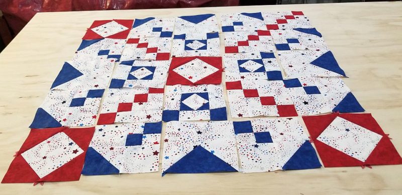Three Cheers quilt made by Heather