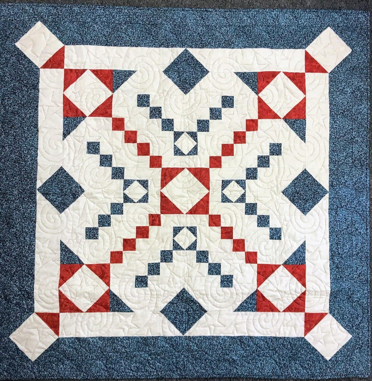 Free Patriotic Quilt Mystery with detailed tutorial