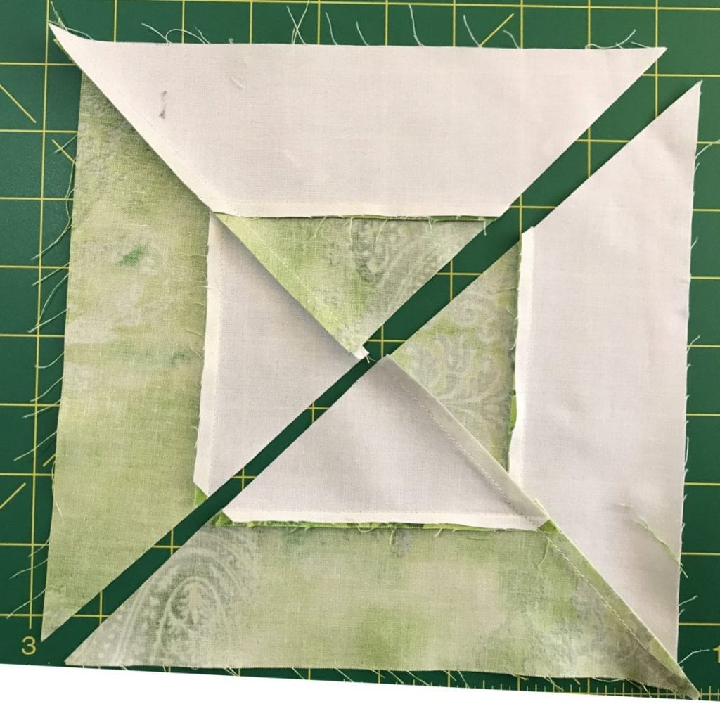 quilt block not sewn properly