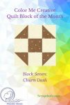 Churn Dash Quilt Block