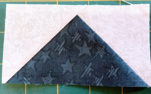 A single Flying Goose Quilt Block
