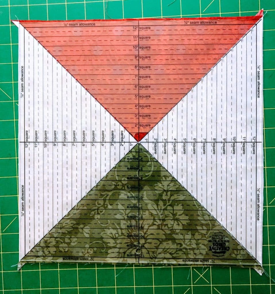 how to square up a large quilt block