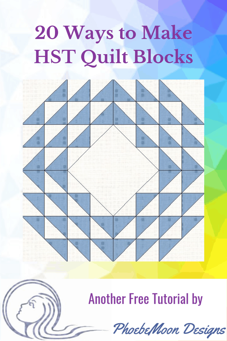 Traditional HST Quilt Block ⋆ Color Me Creative Free Quilt BOM