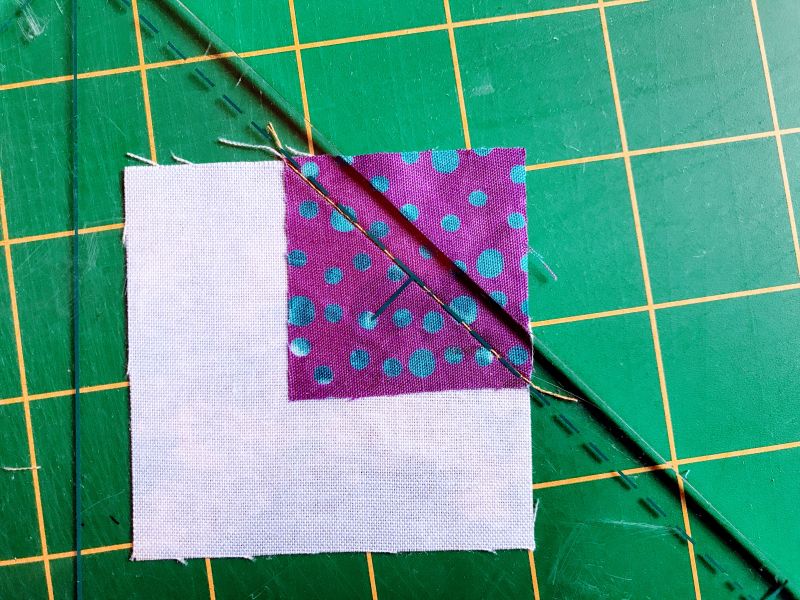 Quilt Tutorial: Trimming the Butterfly Block