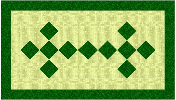 Irish Chain Table Topper