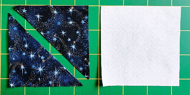 Two quilt blocks