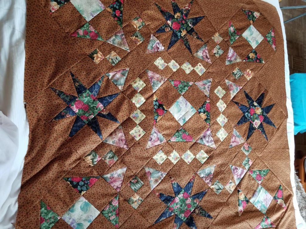 The center of a mystery quilt