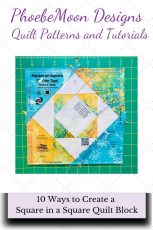 An example of a Square-in-a-square quilt block