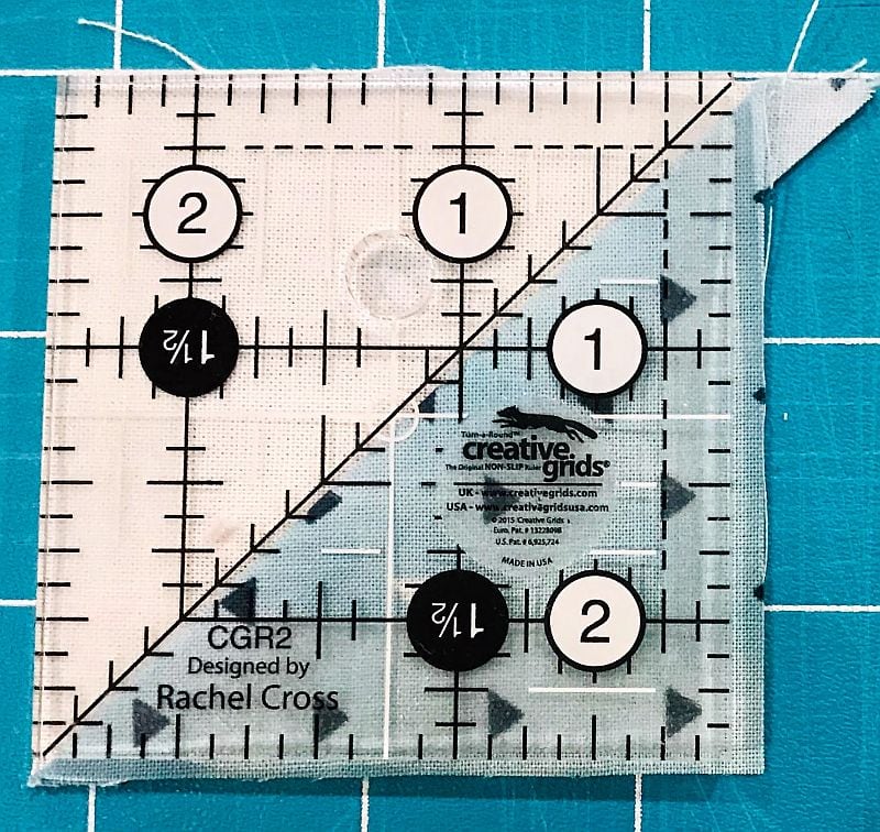 How to Square Up a Block using a Creative Grid Ruler