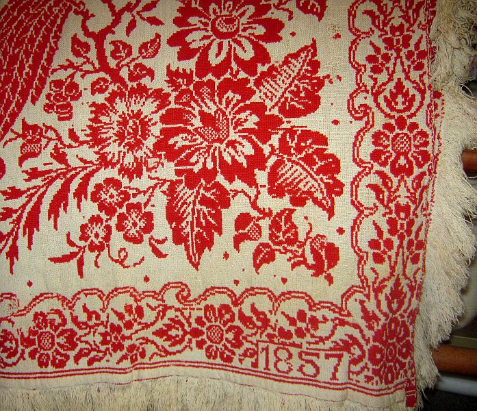 Red and White Antique Quilt Show