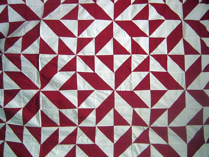Red and White Antique Quilt Show