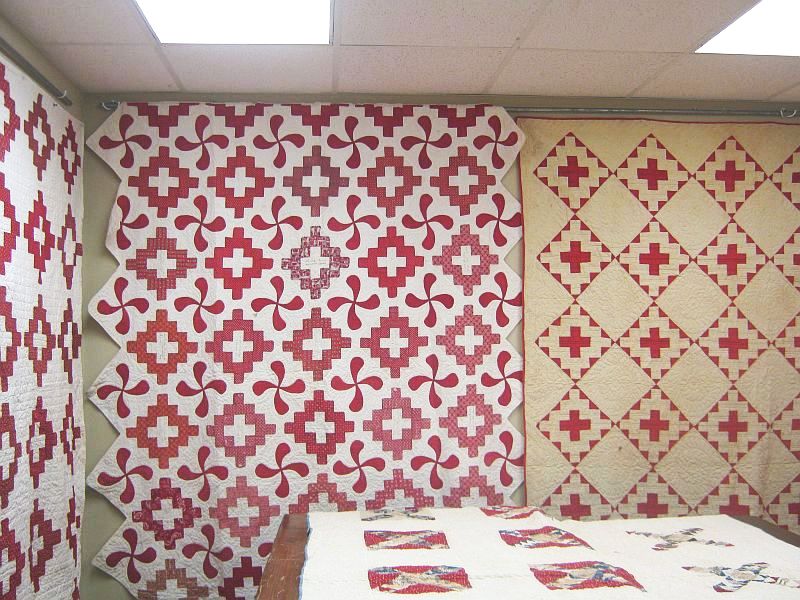 Red and White Antique Quilt Show