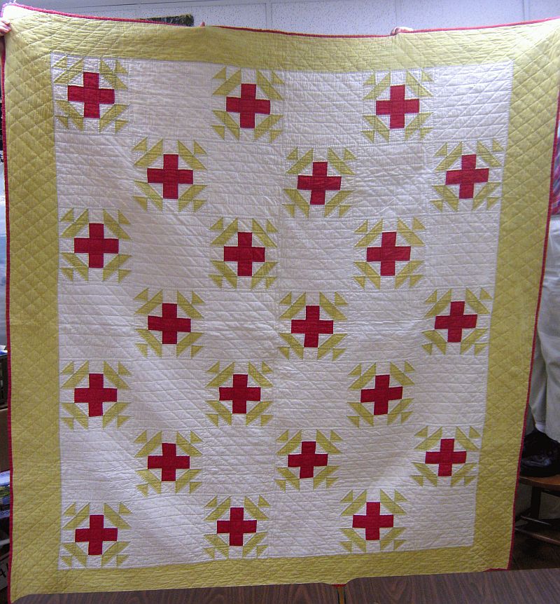 Red and White Antique Quilt Show