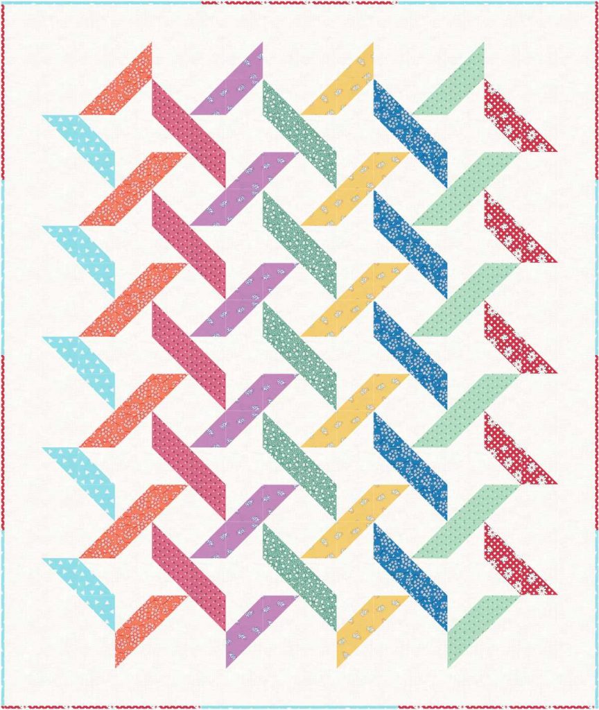 Pick Up Sticks Baby Quilt Pattern