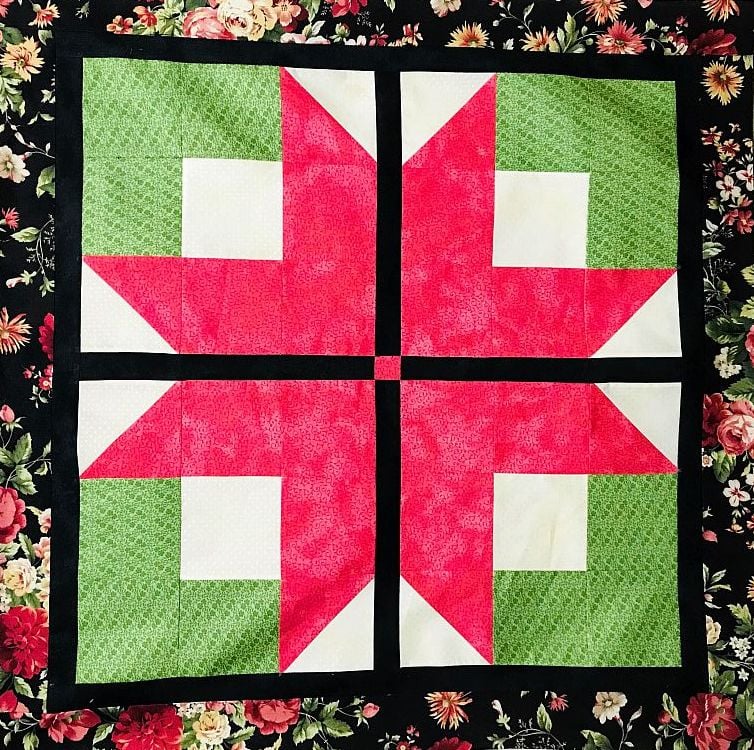 Free Quilt Tutorial: the Box Block Mini-Quilt