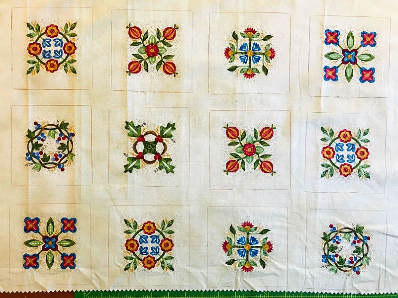 How to Fussy Cut a Fabric to feature it in a quilt block