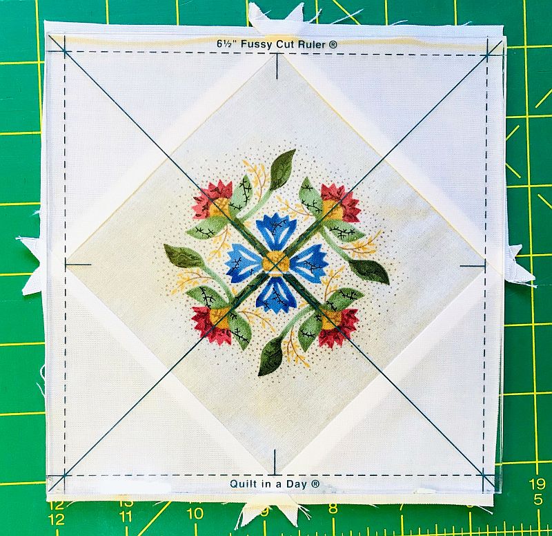 A comparison of square-up rulers with a Square-in-a-Square Quilt Block