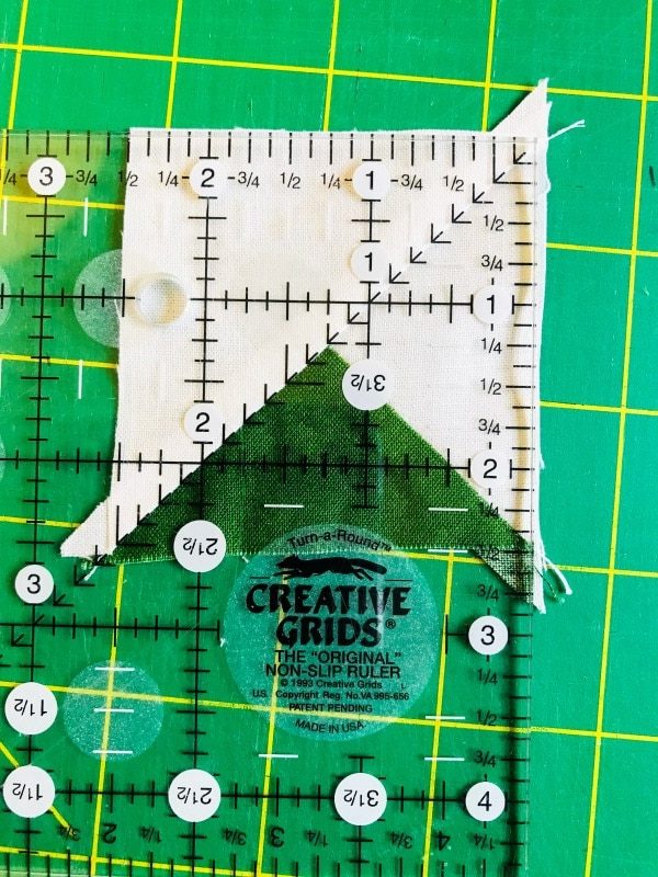 Quilt Tutorial: Squaring Up a Block using a Creative Grid Ruler