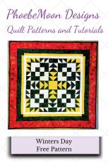 Quilt Tutorial: Recoloring the Winters Day Pattern