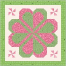 Love and Luck Mini Quilt or Table Topper