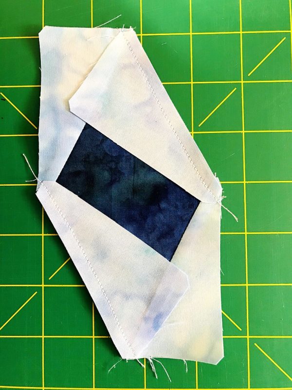 Quilt Tutorial: Storm at Sea Quilt Block - the Elongated Triangle