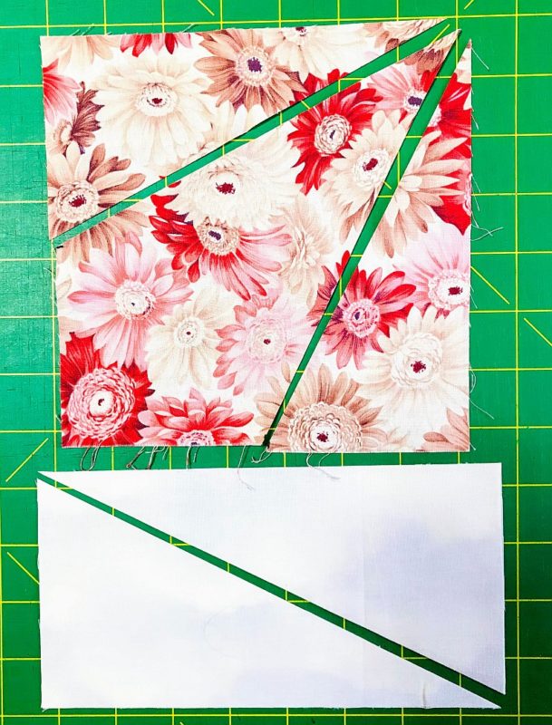 Catch That Kite! Quilt Block Tutorial Cutting Directions
