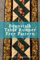 Beanstalk Table Runner Pin