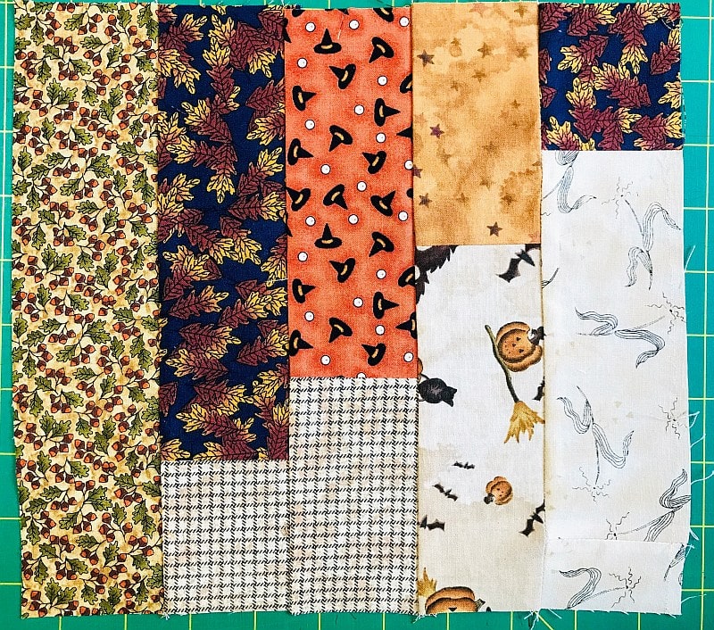 The Faux Log Cabin Quilt Block