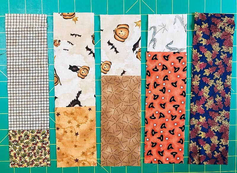 The Faux Log Cabin Quilt Block Layout