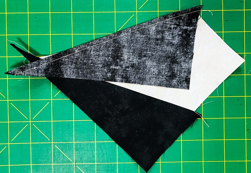 constructing the On-Point Quilt Block