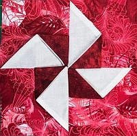 3D Pinwheel Quilt Block