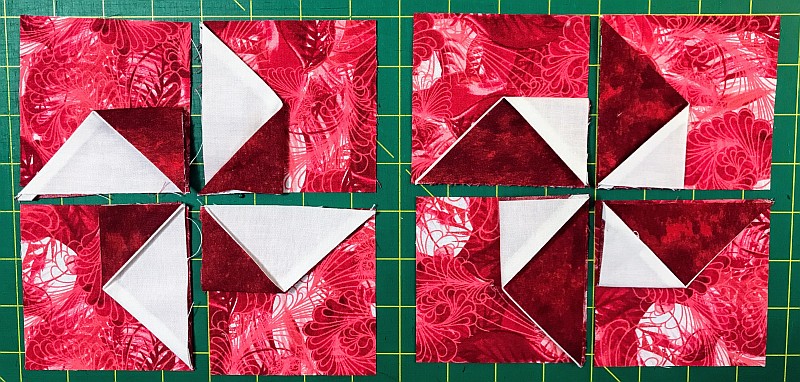 Putting Together a Three-Dimensional Pinwheel Quilt Block