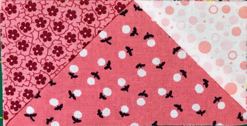 Flying Goose Block B from the Apple Blossom Quilt Block