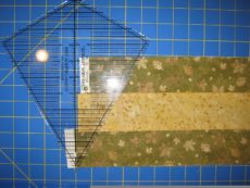 Using a 60 degree ruler to make baby blocks