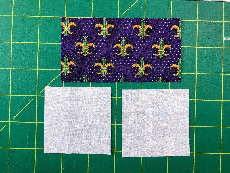 Tutorial for making one-seam flying geese blocks - cutting units
