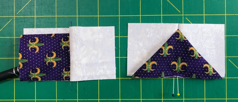 Tutorial for making one-seam flying geese