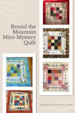 Round the Mountain Mini-Quilt Pattern Pin