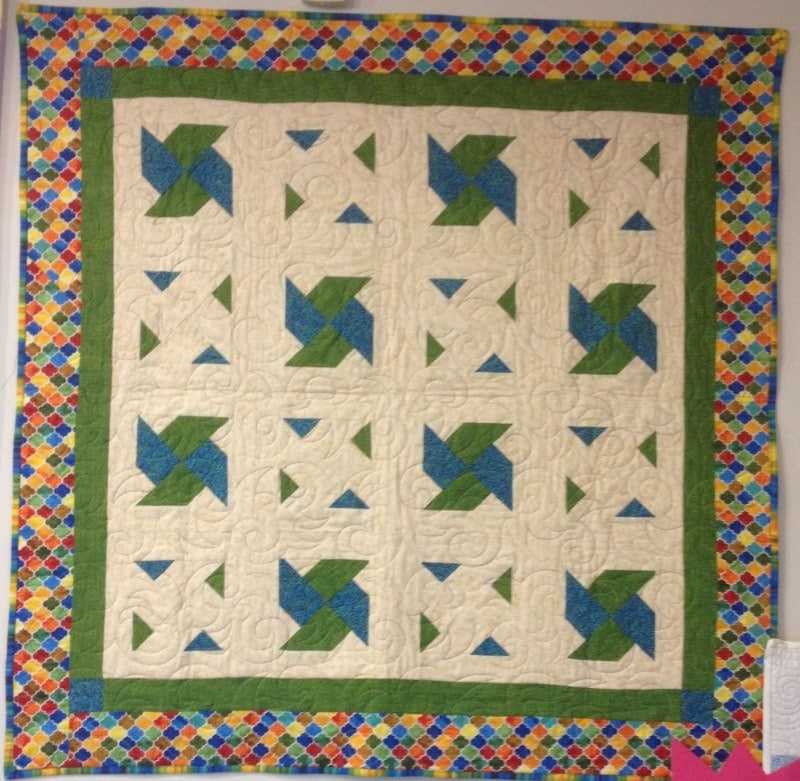 Twin Sisters Mystery Quilt Finished