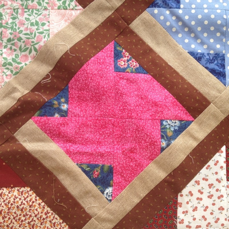 Twin Sisters Mystery Quilt Block