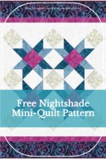 Nightshade Mini-Quilt Pin