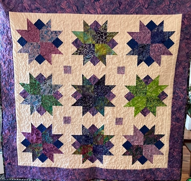 Polly S made this Challenging Block Quilt