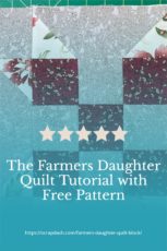 Pin for Quilt Block Tutorial: The Farmers Daughter