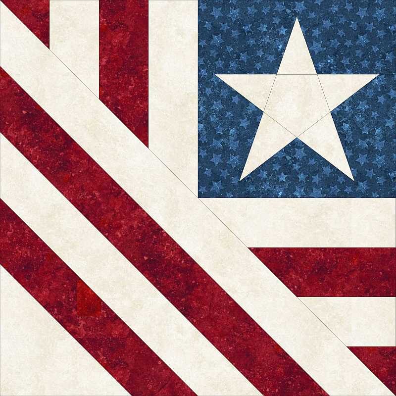 Independence Day Quilt Block