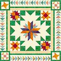 Color Me Creative Block of the Month Quilt, Block Eleven: Borders