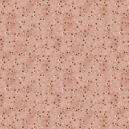 Pink Stars Quilt Fabric