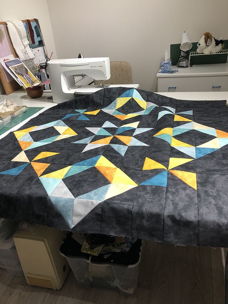 Dancing in the Stars Quilt Project by Kathy