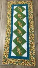 Sunflower Table Runner made by Pam Richards